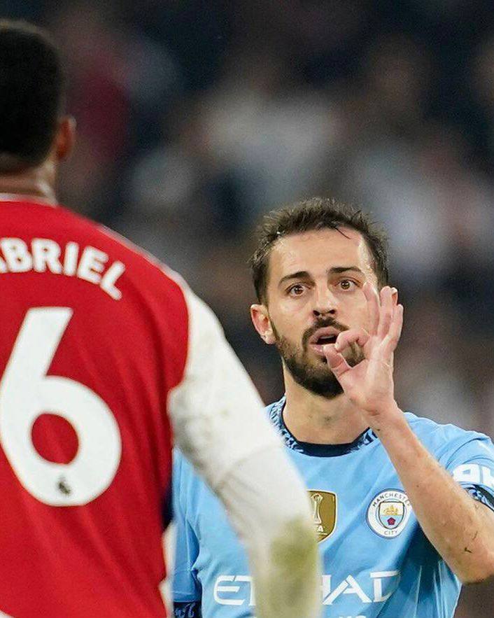 Bernardo Silva criticizes refereeing decisions following dramatic 2-2 draw against Arsenal